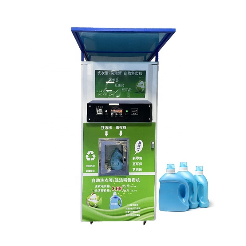 Mini -shampoo self service vending machine for detergent