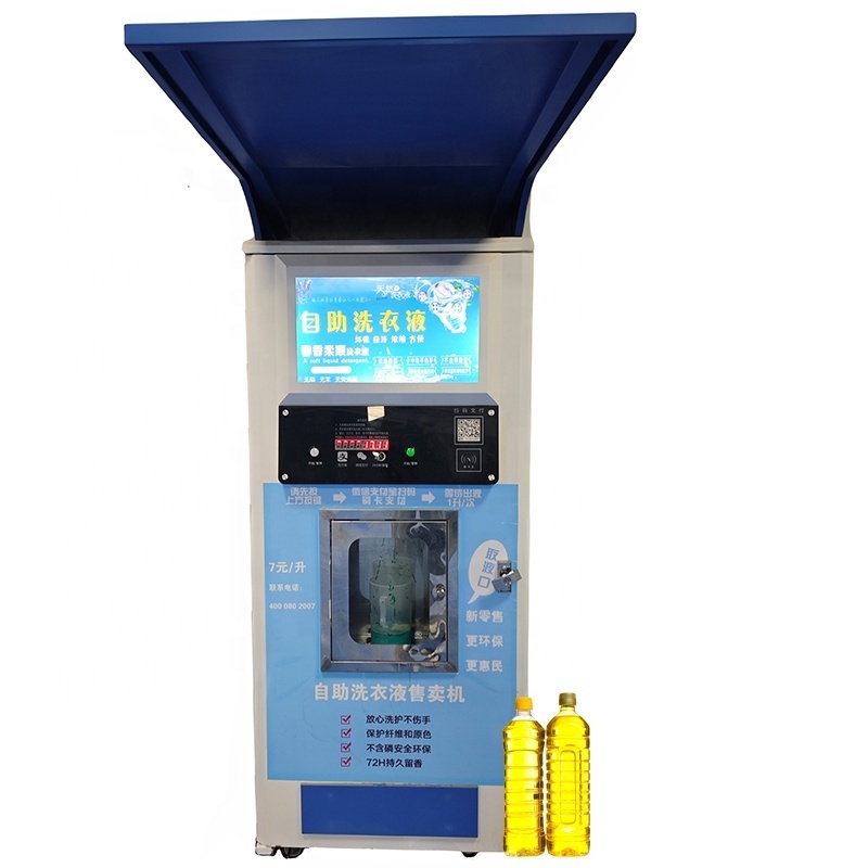 3-piece liquid soap dispenser bathroomProfessional manufacturing with wifi payment  detergent vending machine