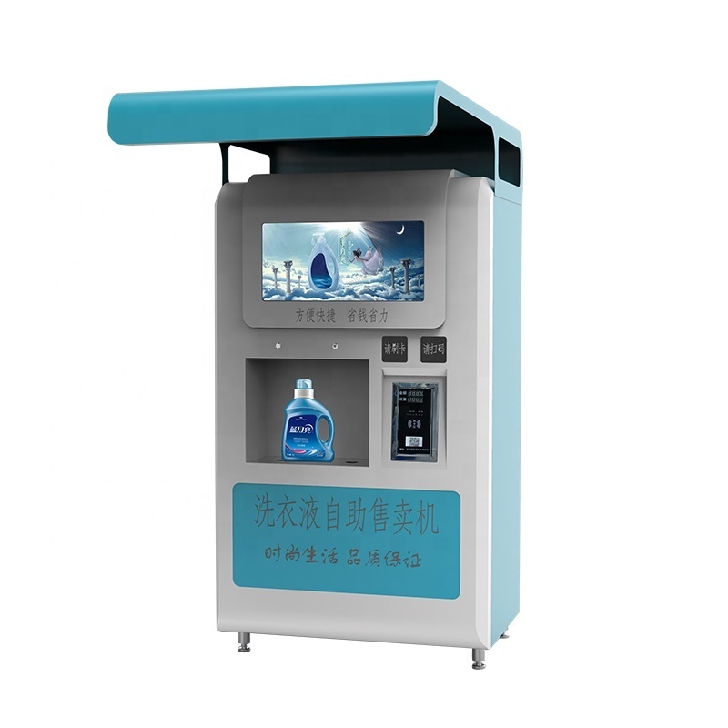 3-piece liquid soap dispenser bathroomProfessional manufacturing with wifi payment  detergent vending machine