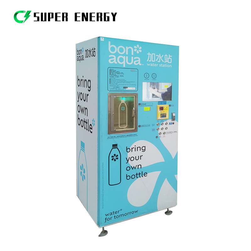 Easy to operate 24 hours full automatic reverse osmosis purified water vending machine Hydrogen-rich water vending machine