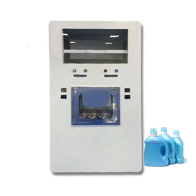 Mini -shampoo self service vending machine for detergent