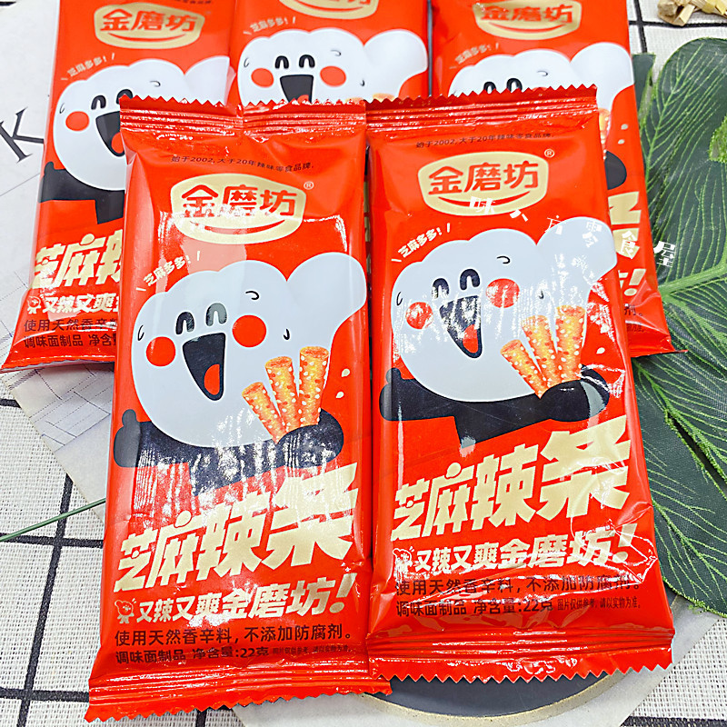 Exotic Snack Spicy Snack Sesame Latiao 22g Asian snacks