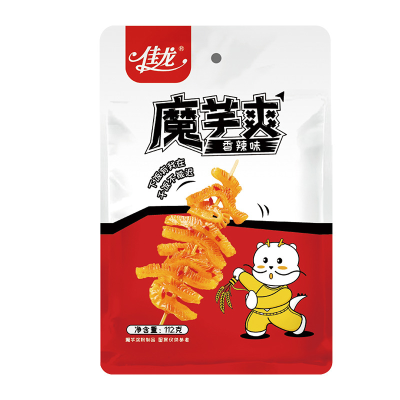 Factory Supply Delicious Chinese Snacks Konjac Products Spicy Snacks 112g Healthy Diet snacks