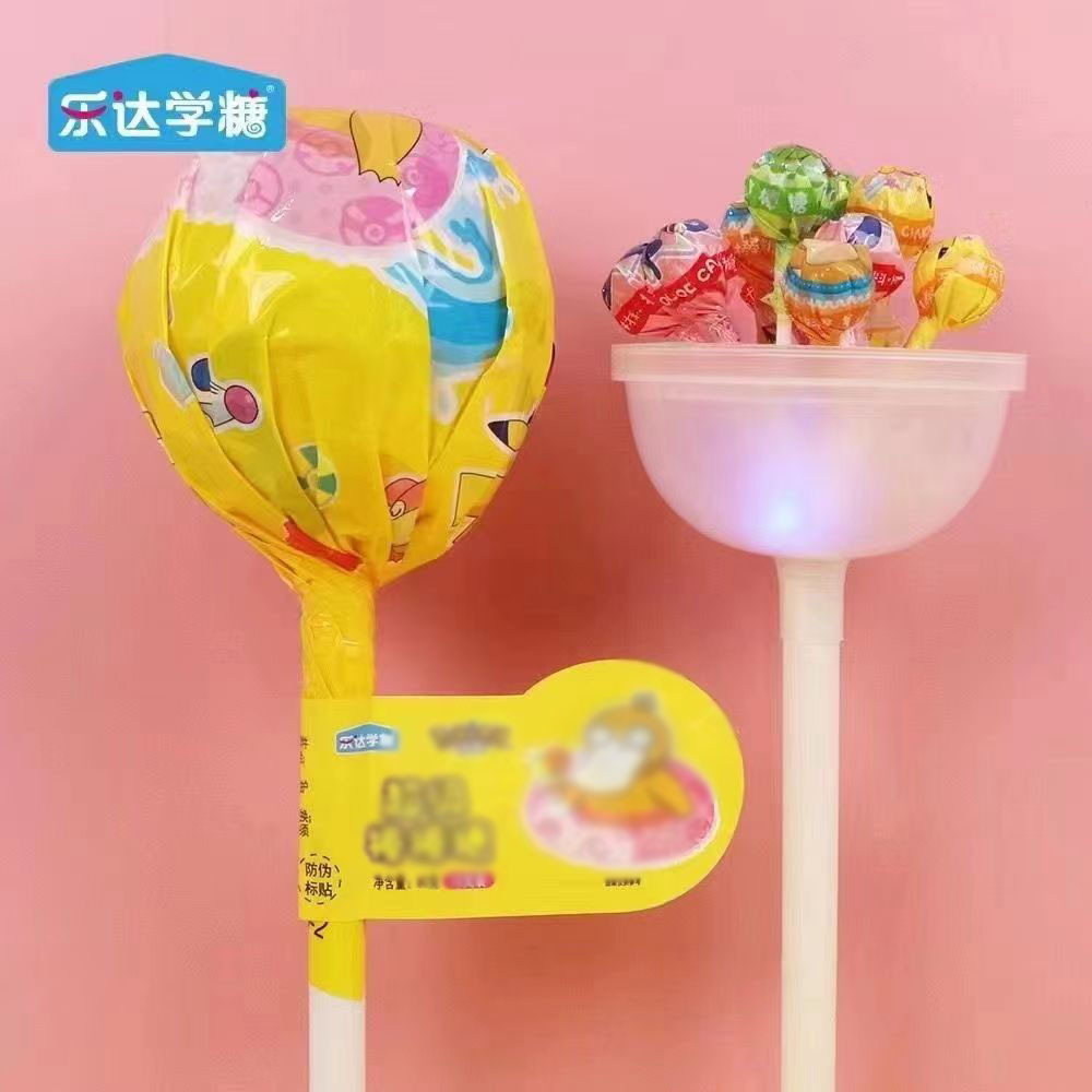 Wholesale exotic snacks and candies, sparkling fruit/milk flavored super big lollipops 80g