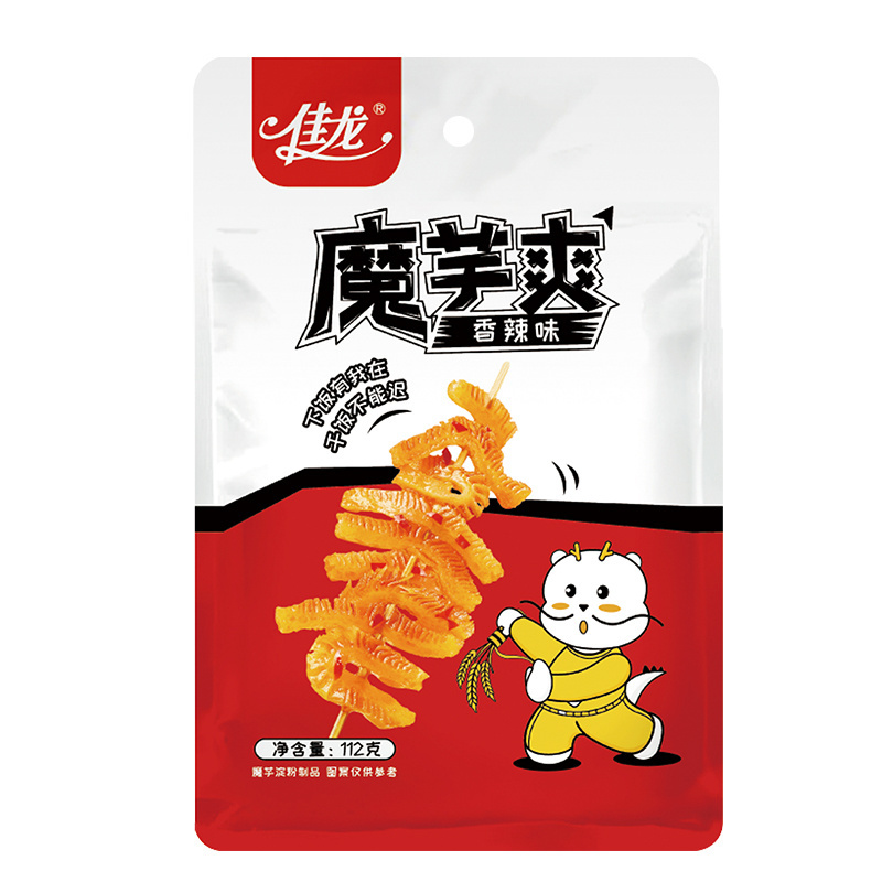 Factory Supply Delicious Chinese Snacks Konjac Products Spicy Snacks 112g Healthy Diet snacks