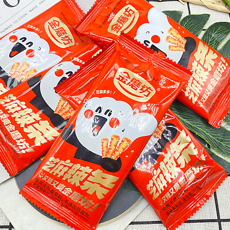 Exotic Snack Spicy Snack Sesame Latiao 22g Asian snacks