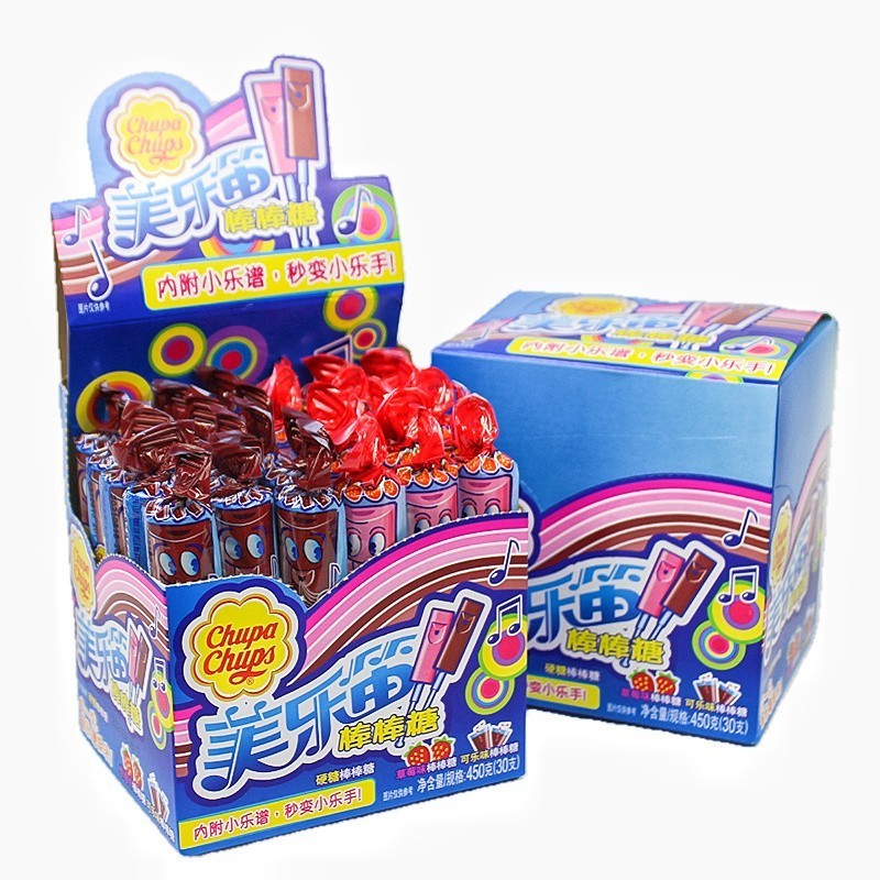 15g*30 pieces of whistling lollipop hard candy sweets and snacks lollipop