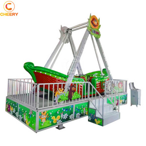 Children carnival games 12 seat mini swing pirate ship viking rides amusement park equipment for sale