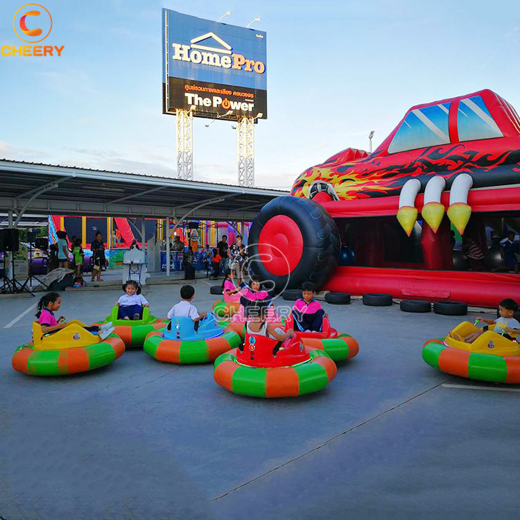 Other amusement park products electric battery powered UFO dodgem cars spin zone inflatable bumper car