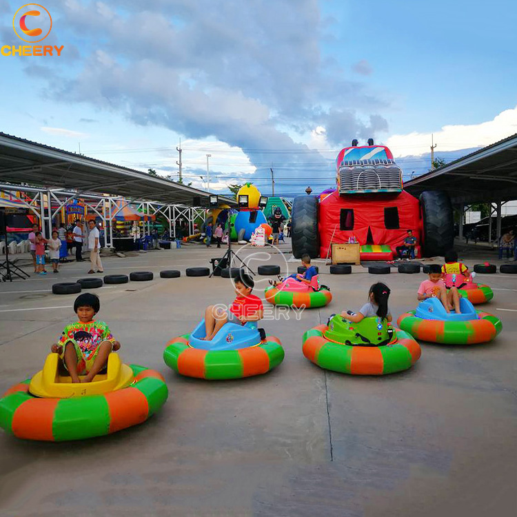 Other amusement park products electric battery powered UFO dodgem cars spin zone inflatable bumper car