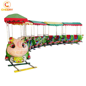 Amusement rides park fun shopping mall fiberglass small track train