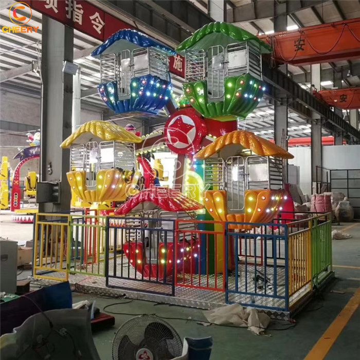 Fun park rides amusement park attraction kiddie games 10 seats cheap mini ferris wheel for sale