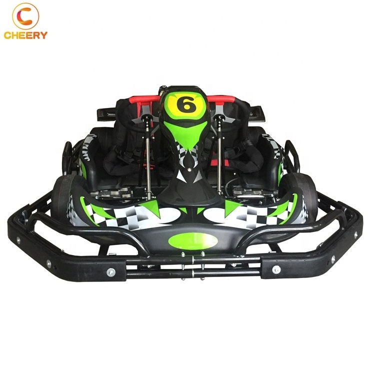 Professional manufacturer outdoor indoor adults racing go kart cheap two seater go karts for sale