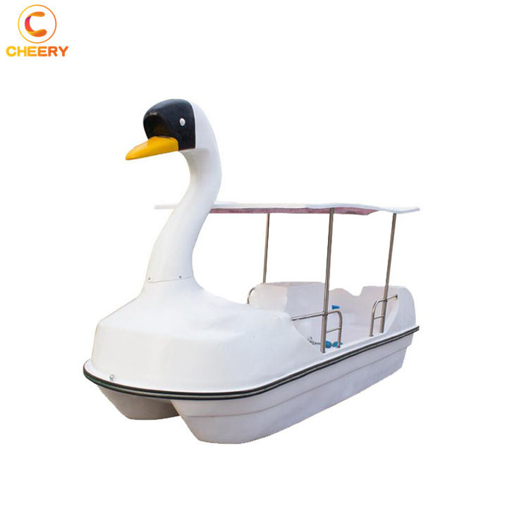 China Cheery water amusement park equipment 2 seats 4 seats used duck swan pedal boat for sale