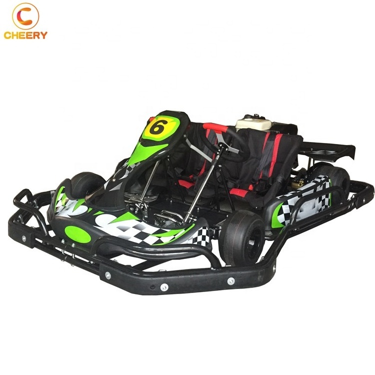 Professional manufacturer outdoor indoor adults racing go kart cheap two seater go karts for sale