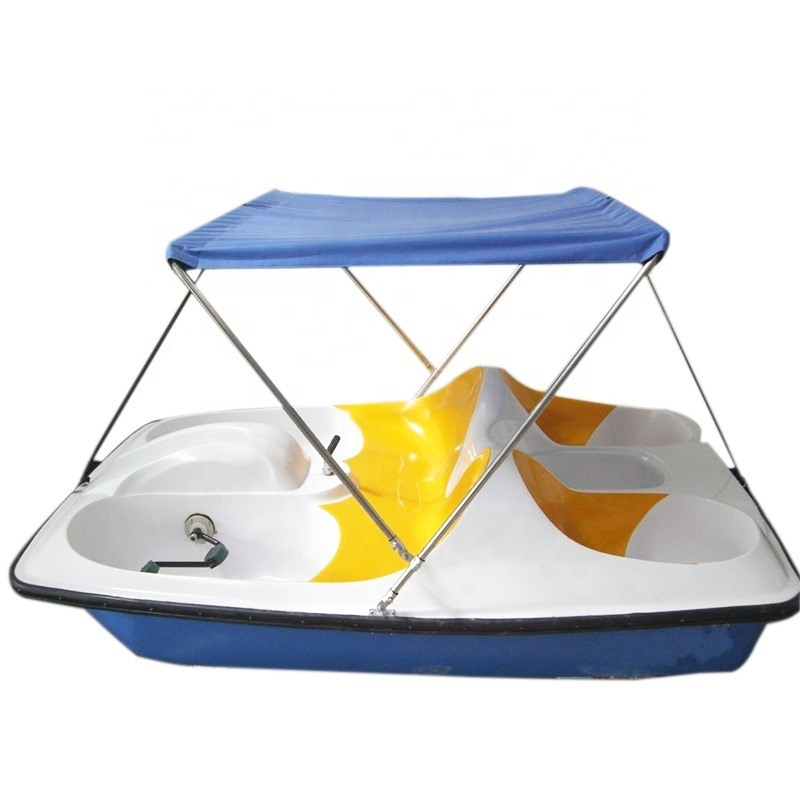 New Style 2-4 Seats Fiberglass Sun Dolphin Pedal Boat