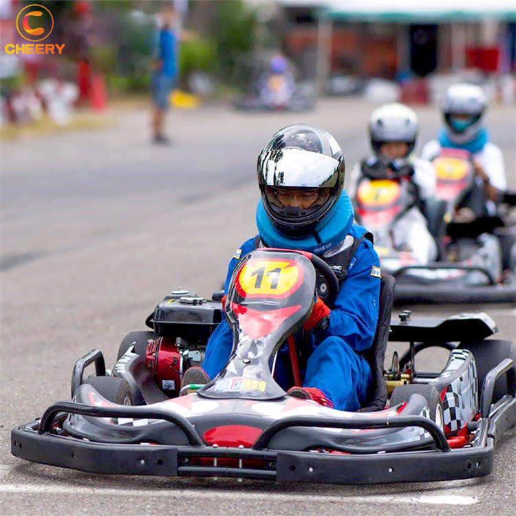 Direct manufacturers amusement games luxury single rider pedal go karts gasoline powered racing go kart