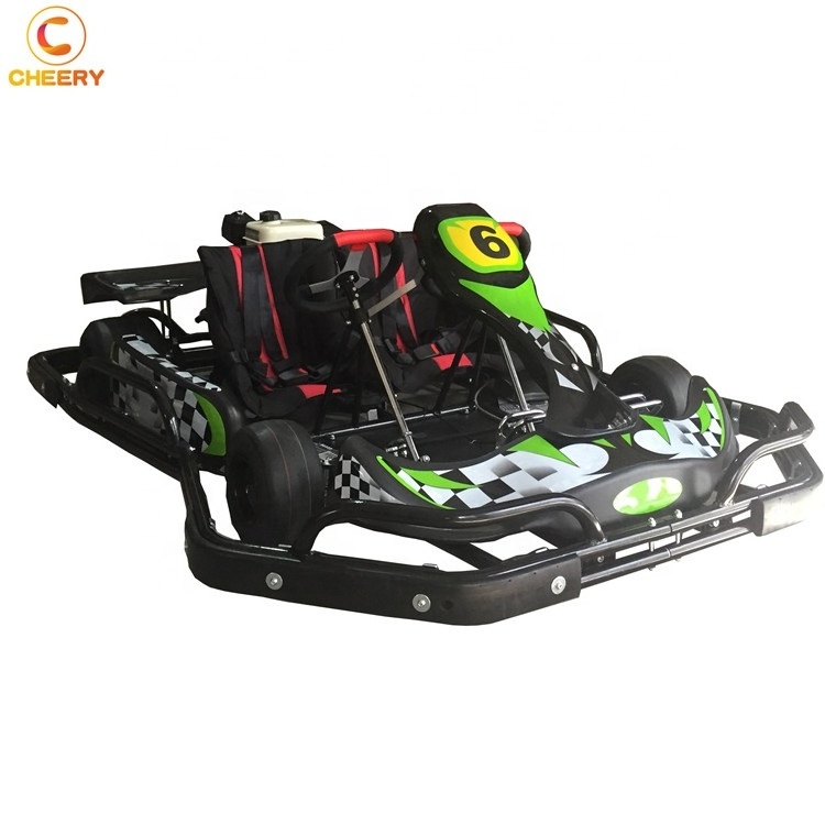 Professional manufacturer outdoor indoor adults racing go kart cheap two seater go karts for sale