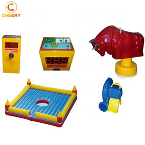 Cheap price amusement rides Customized electric inflatable rodeo riding mechanical bull for sale