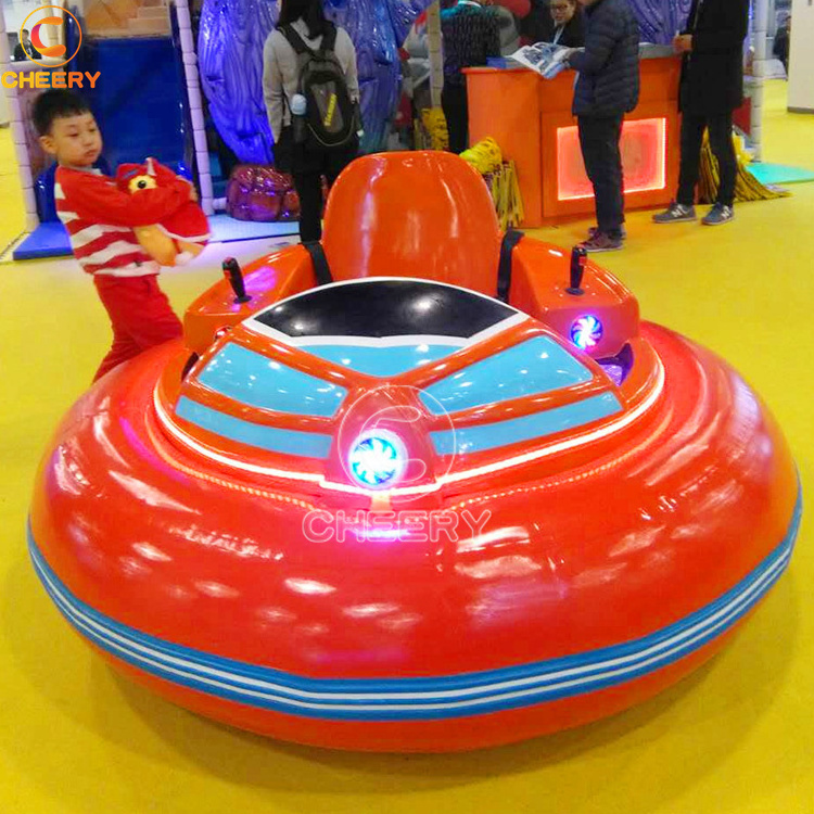 Fun amusement park spin zone electric ice dodgem battery inflatable UFO bumper cars with remote control