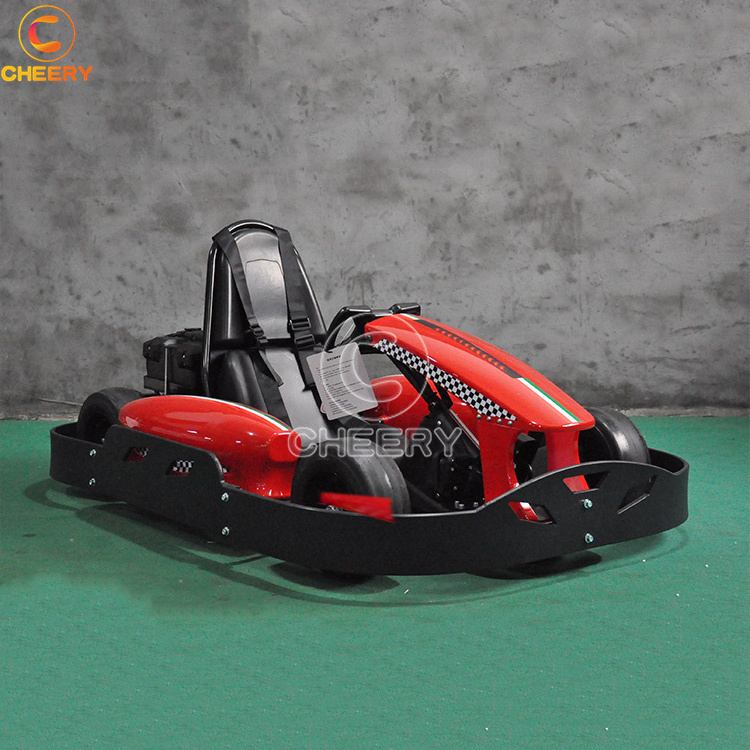 Newest design kiddie amusement ride 350w electric mini go karting car lead acid battery powered go kart