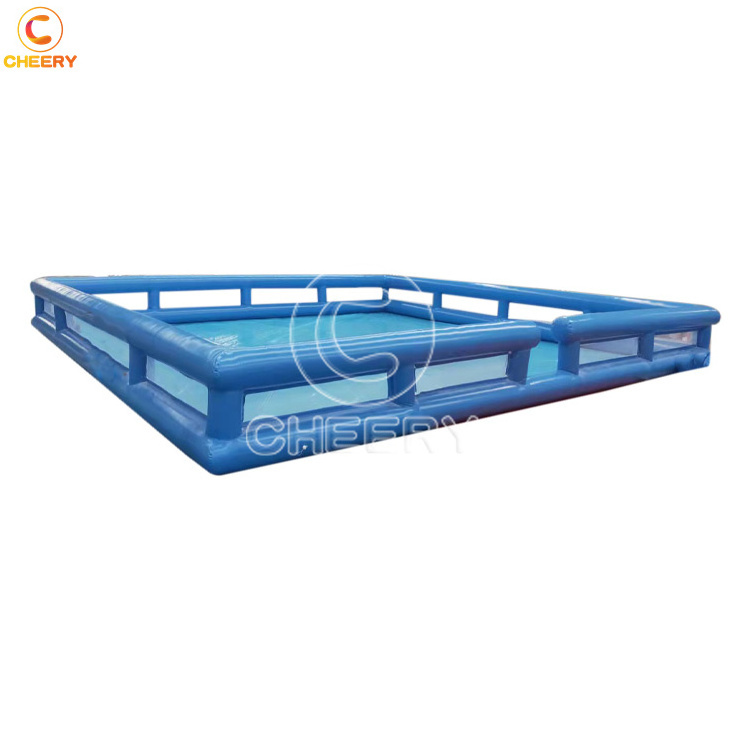 Customized cheap price PVC inflatable race track arena perimeter fence for playground/bumper cars