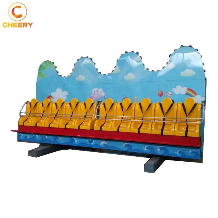 Carnival Game Trailer Mounted Amusement Ride Kids Crazy Wave Portable Mini Miami Rides