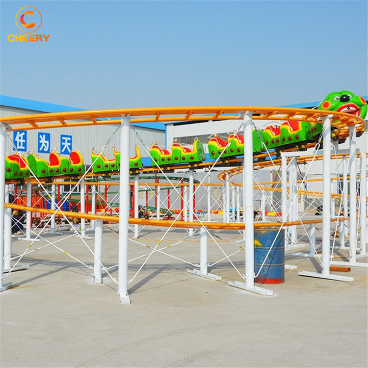 Fun Park Equipment Backyard Happy Train Kids Games Caterpillar Ride Wacky Worm Roller Coaster For Sale