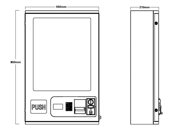 5 ways automatic snack vending machine condom vending machine with coin acceptor