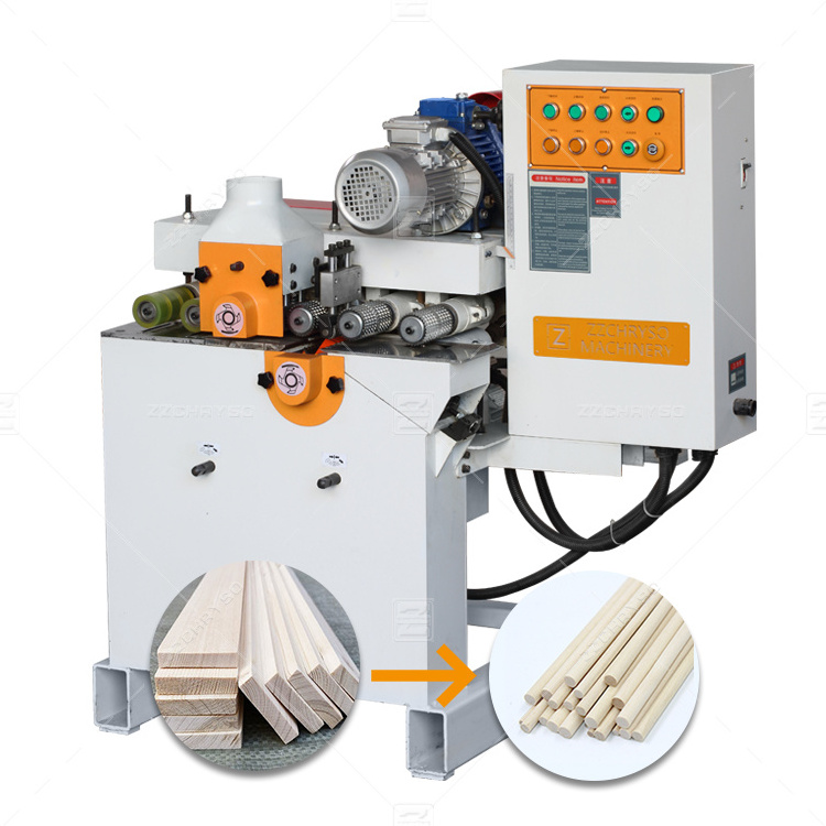 Round Wood Rod Automatic Making Mop Rod Wood Dowel Making Machine For Sale