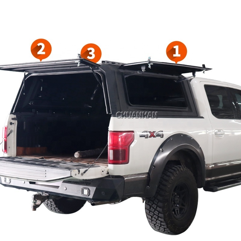 Pickup aluminum Canopy truck bed hard top canopy topper f150 canopy for Toyota Tacoma hilux