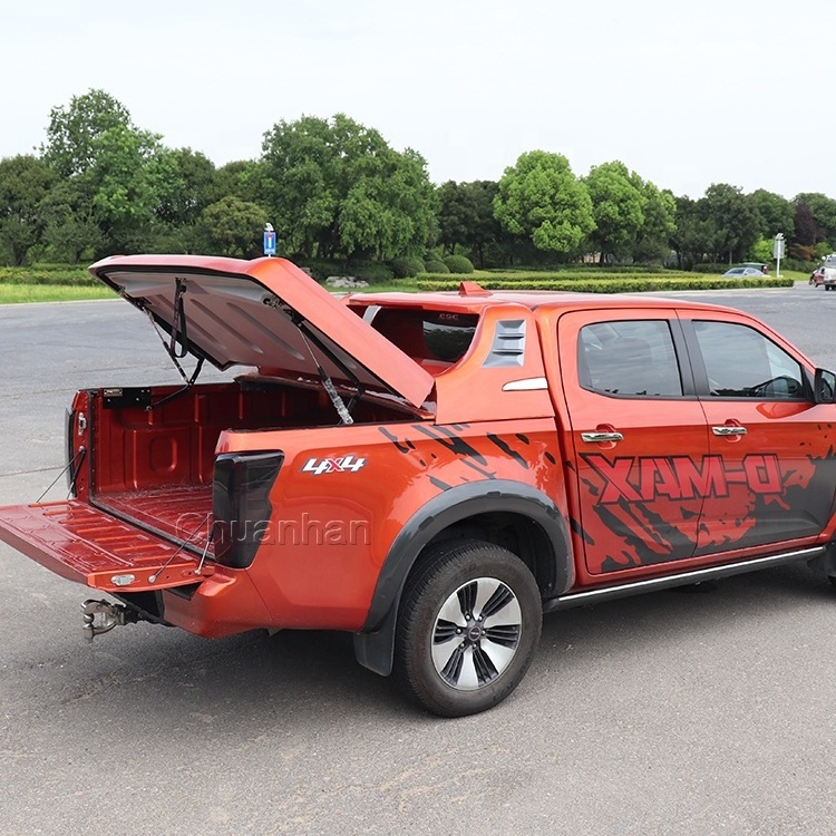 Sport Lid Fiberglass Canopy Hardtop Grandbox Fullbox Tonneau cover for Ram 1500 D-MAX hilux Ranger