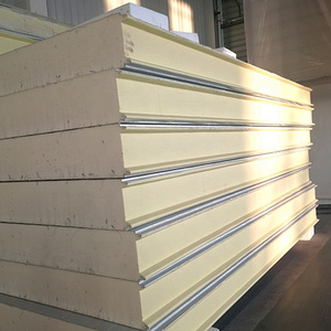 100mm insulated metal PIR wall pu roof panel poliuretan polyurethane sandwich panel cold room panels