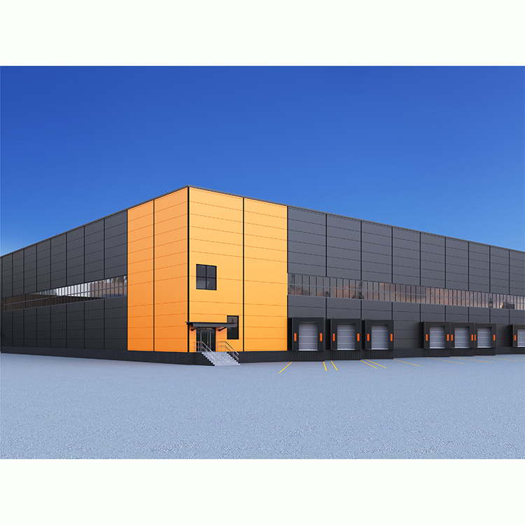 Customized prefabricated steel structure building low cost office factory workshop warehouse steel building