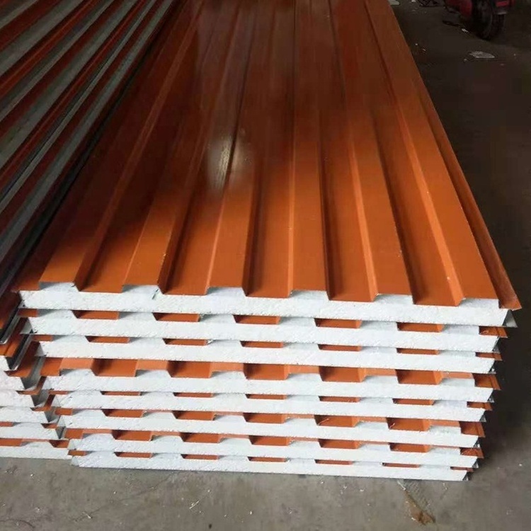 Lightweight prefab house material 75mm-200mm eps sandwich wall panel