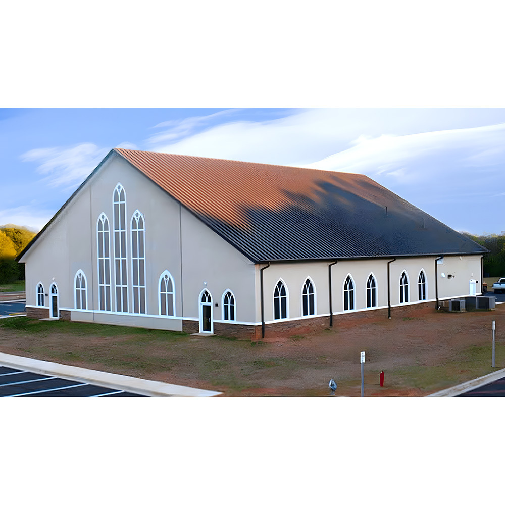 Cheap Price Church-building Meeting For Prefab Low Cost Steel Structure Church Building