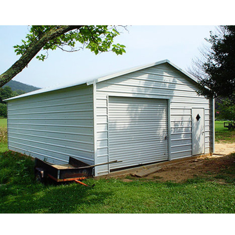 Prefab steel car garage/carport portable metal garage self storage shed