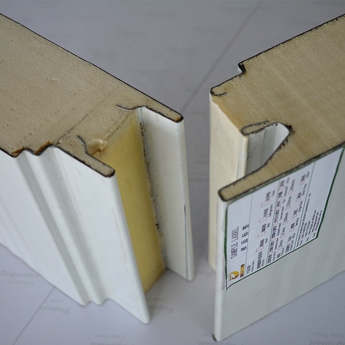 Double sided metal insulation polyurethane sandwich panels used in Australia