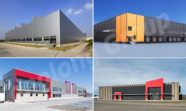 Prefabricated Steel Structure Warehouse And Multi-storey  Modular Prefab Office Buildings/ Hotel Buildings/ Car Showroom