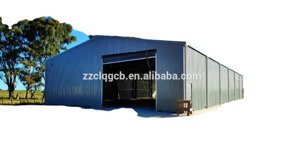 prefabricated steel structure mechanical workshop metal frame steel storage building kits