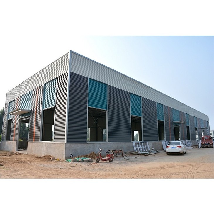 Hot Sale Modular Partition Wall Big Workshop Manufacturing Designed Steel Structure Building Warehouse