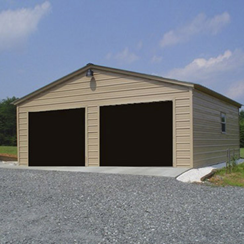 Prefab steel car garage/carport portable metal garage self storage shed