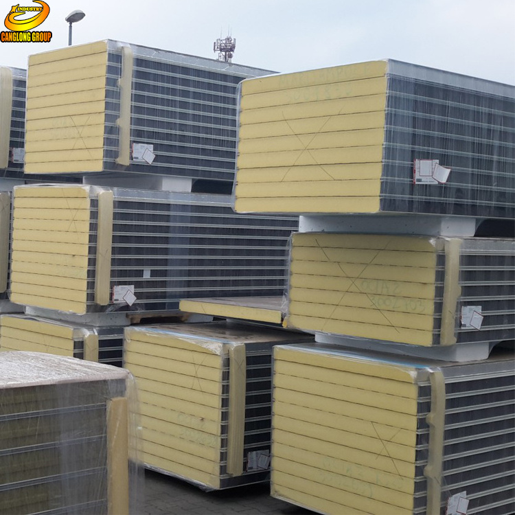 PU insulation polyurethane sandwich panel for warehouse