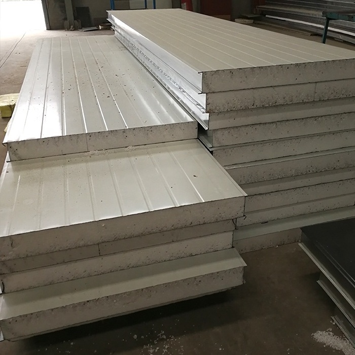 Pu insulated polyurethane sandwich exterior wall panel for cold storage warehouse PIR roof and wall panels