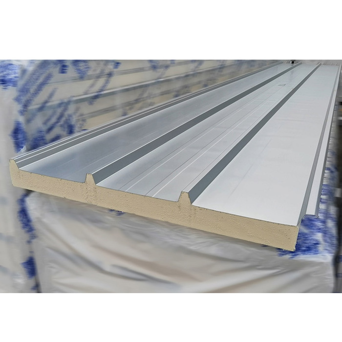 Pu insulated polyurethane sandwich exterior wall panel for cold storage warehouse PIR roof and wall panels