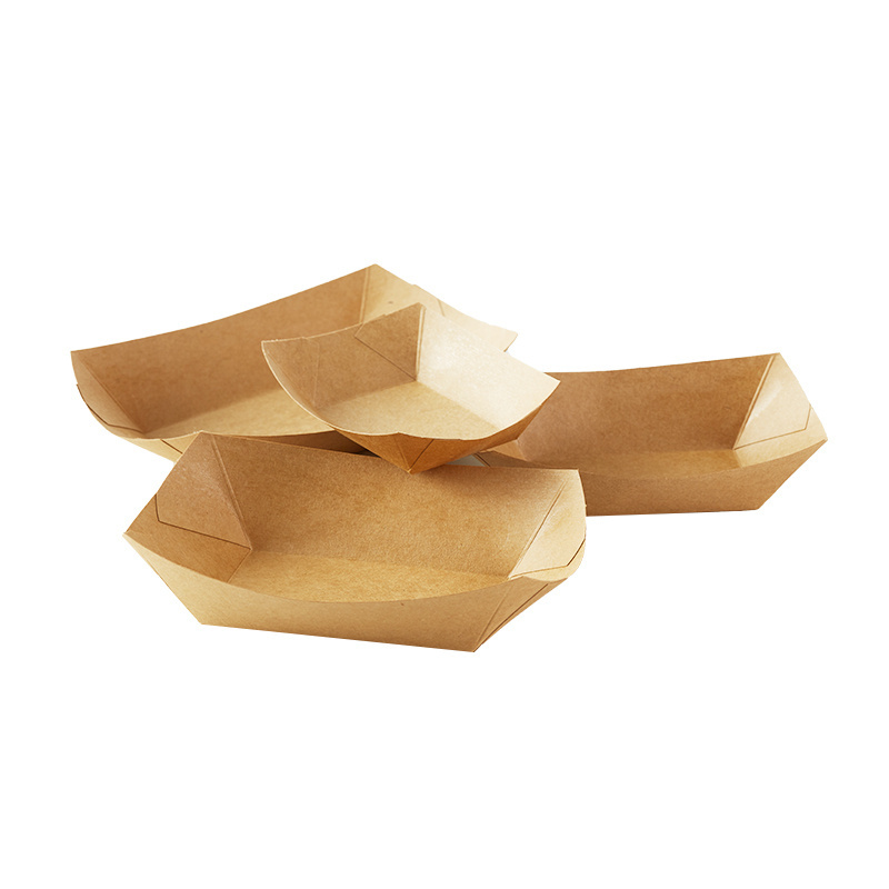 Disposable Food Grade French Fries Chicken Nugget Burger Paper Packaging Box