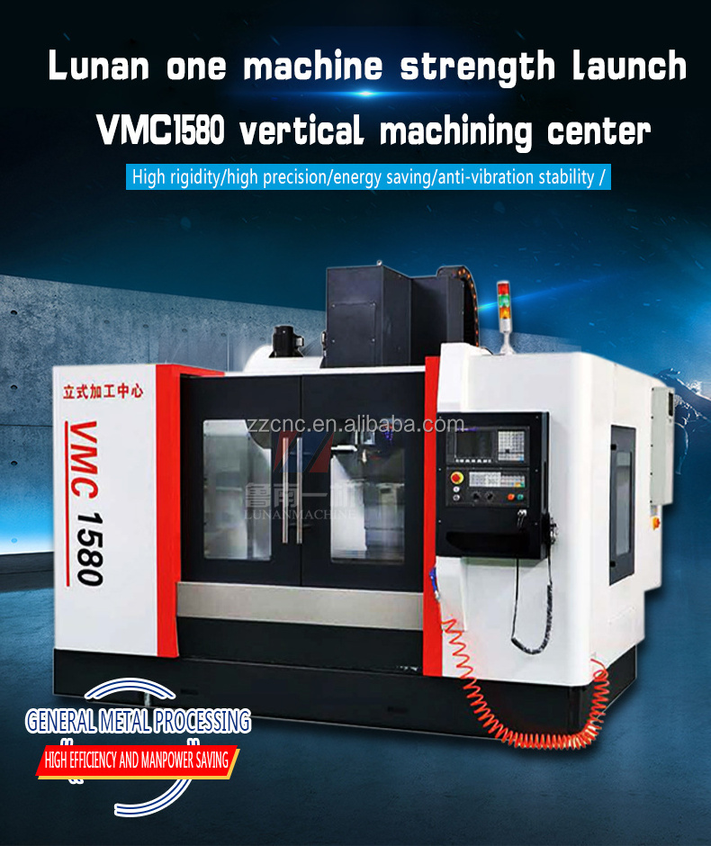 Vmc1580 Cmc Machine Center Cnc Milling Machine For Metal 4 Axis 5 Axis