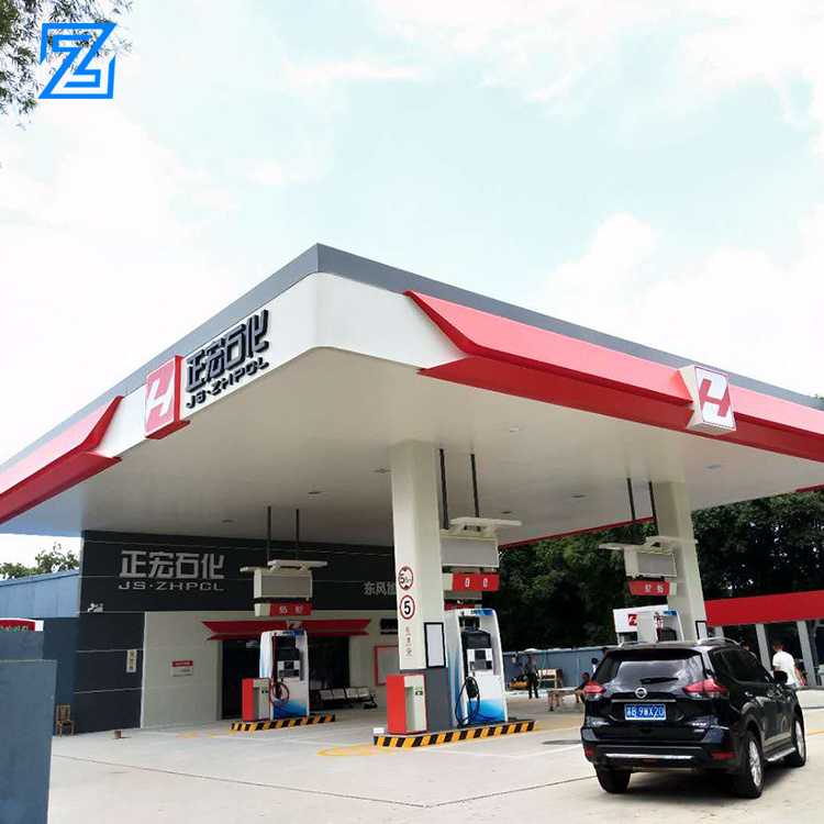 New car gas station custom petrol advertising equipment simple fuel station builders portable fuel petrol station design