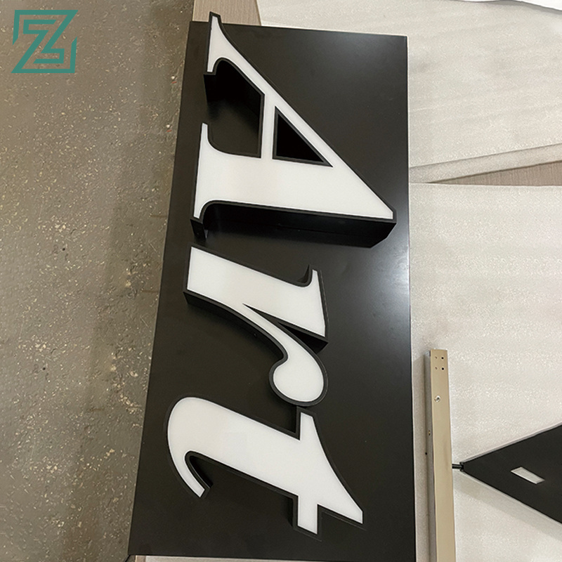 Custom LED Illuminated Business Signs Letras Luminosas Acrylic Letters Led Enseigne Lumineuse