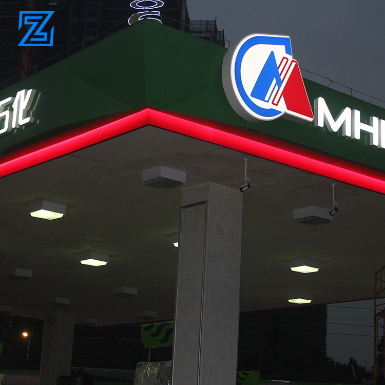 New car gas station custom petrol advertising equipment simple fuel station builders portable fuel petrol station design